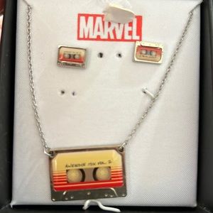 Guardians of the Galaxy cassette jewelry set